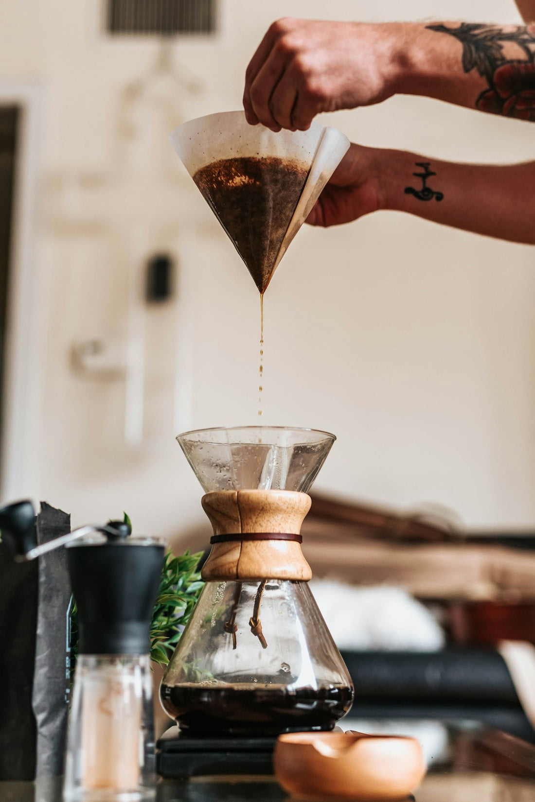Filterkoffie zetten met een handfilter